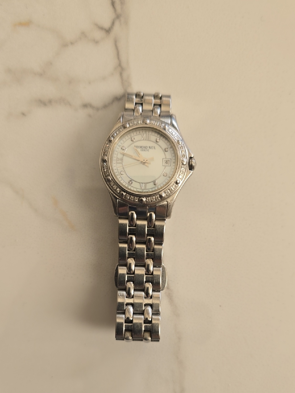 Raymond Weil Tango Silver-Tone Diamond Accent Watch